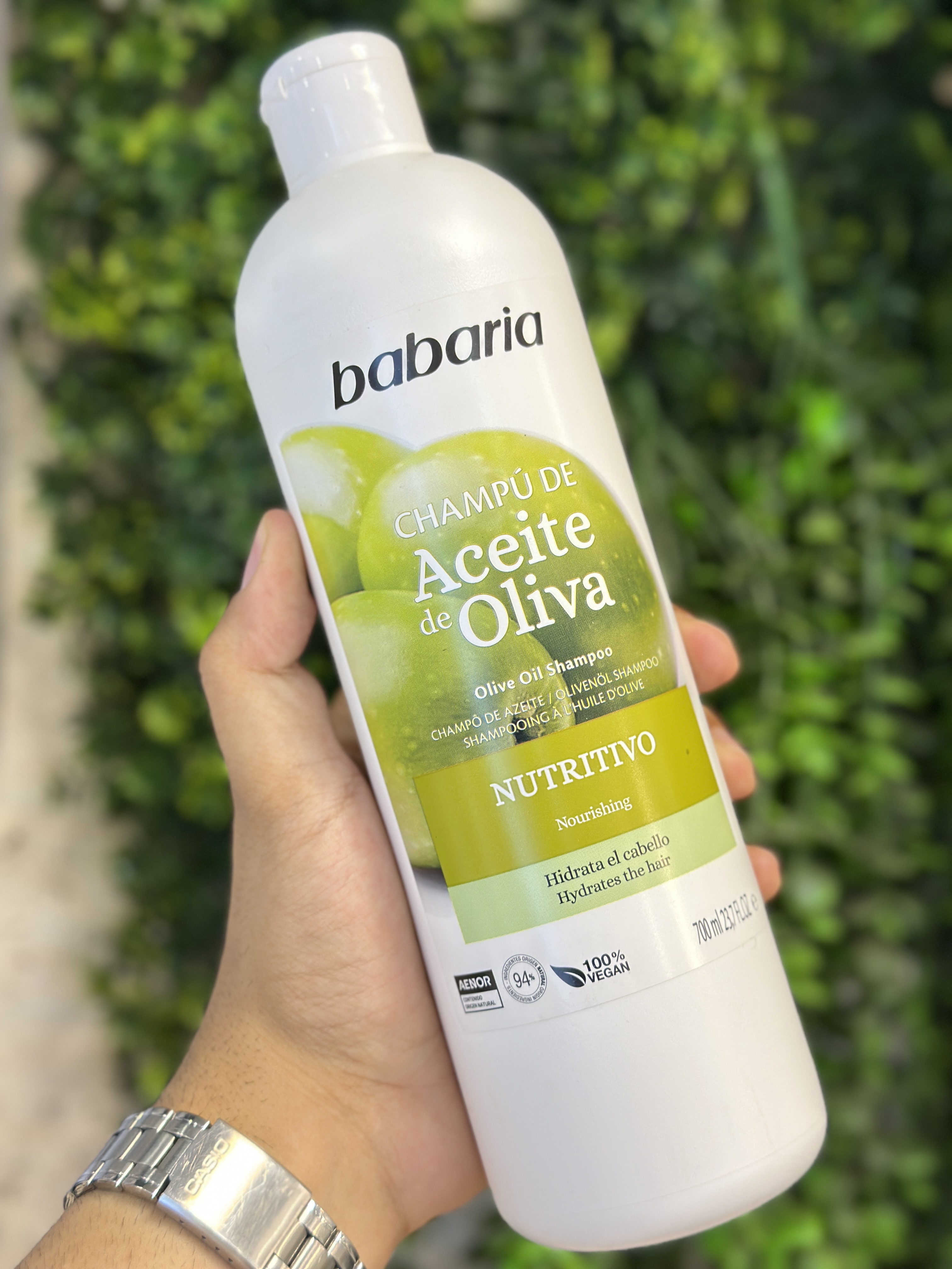 شامپو مو سر باباریا مدل Olive Oil حجم 700 میلی لیتر