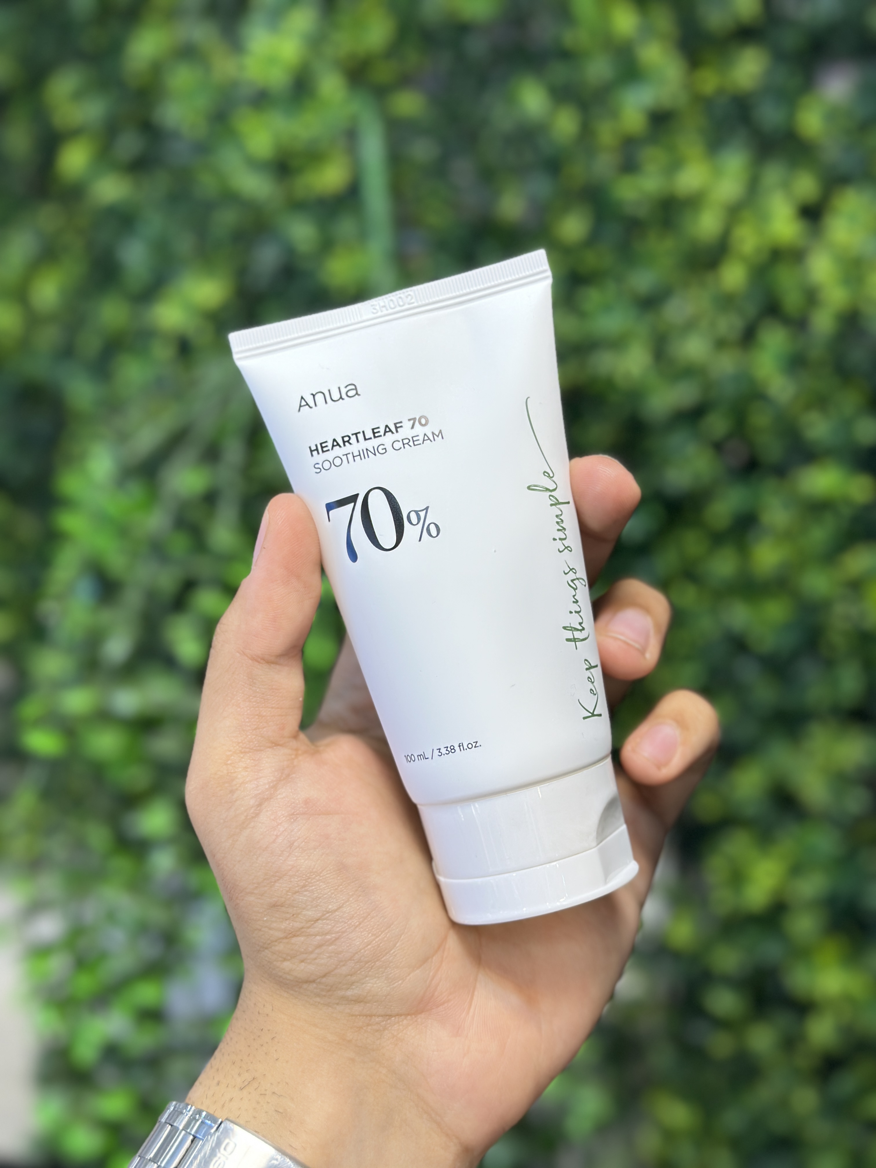 کرم تقویت کننده آبرسان تسکین دهنده آنوا Anua Heartleaf 70% Soothing Cream