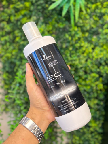 شامپو کراتینه شوآرزکوف ترمیم کننده فوق قوی Bc Fibre Force Shampoo
